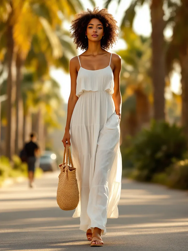 Lookbook card: maxi boho